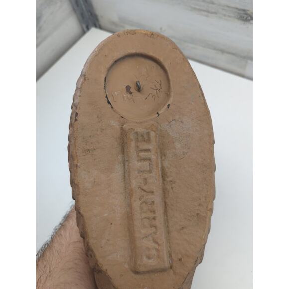 Carry Lite Hen Mallard Paper Mache Decoy Brown‎ Blue Duck Decoy - Picture 10 of 12